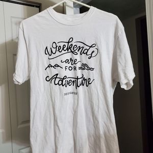 White Weekends are for Adventure Serengetee Tee